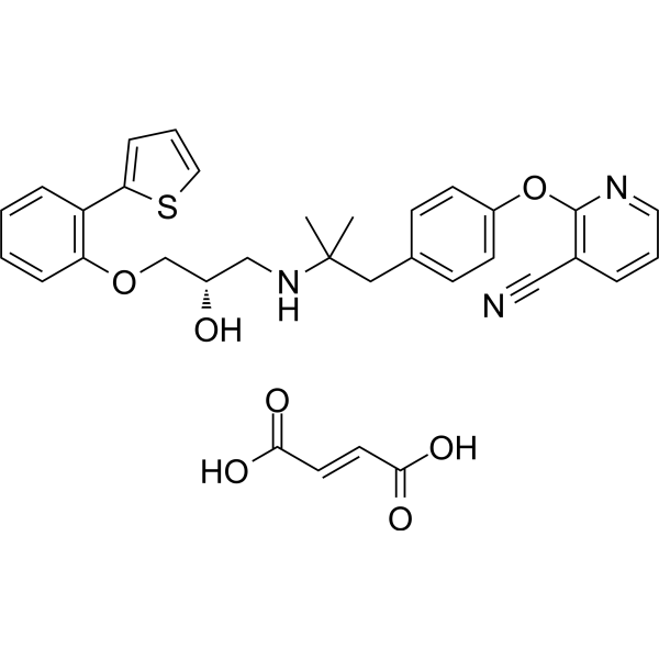 Lubabegron fumarate (LY-591281; LY-488756 fumarate) 391926-19-5